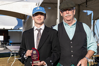 Charleston Scottish Games Trophy presentation